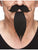 Musketeer Beard & Moustache Black