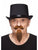 Musketeer Beard & Moustache Light Brown