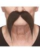 Thick Long Western Moustache Black