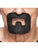 Short Biker Beard/Moustache Black