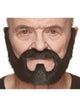Short Beard/Moustache/Sideburn Black