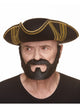 Short Beard/Moustache/Sideburn Black