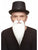 Philosopher Beard & Moustache White
