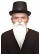 Philosopher Beard & Moustache White