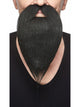 Philosopher Beard and Moustache Black