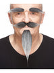 Devilish Beard/Moustache/Eyebrow Grey