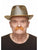 Curled Gentlemans Moustache Dark Blonde