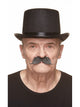 Curled Gentleman Moustache Salt & Pepper