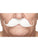 Curled Gentlemans Moustache White