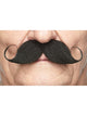 Curled Gentlemans Moustache Black