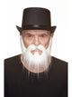 Nomad Beard With Moustache White