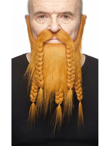 Full Viking Beard w/ Braids Berry Blonde