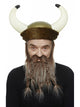 Full Viking Beard w/ Braids Brown & Grey