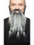 Full Viking Beard w/ Braids Brown & Grey