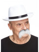 Walrus Moustache Grey & White