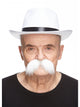 Walrus Moustache White
