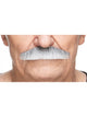 Policeman Moustache Grey & White