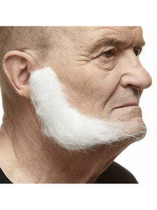 L-shape Sideburns White