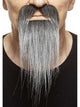 Moustache and Long Goatee Salt & Pepper