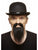 Moustache and Long Goatee Black