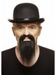 Moustache and Long Goatee Black