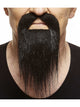 Moustache and Long Goatee Black