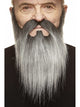 Long Full Beard Salt & Pepper
