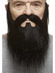 Long Full Beard Black