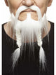 Pirate Beard and Moustache White