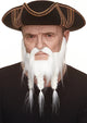 Buccaneer Beard/Moustache White