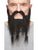 Buccaneer Beard/Moustache Black
