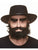 Bushy Beard and Eyebrows Black