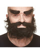 Bushy Beard and Eyebrows Black