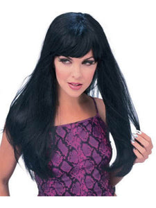 Glamour Wig Long Black