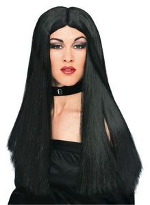 24" Witch Wig-black