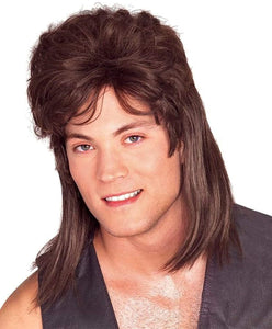 Mullet Wig-Brown