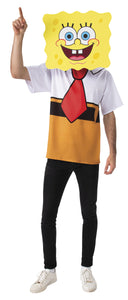 Sponge Bob Costume Top Adult