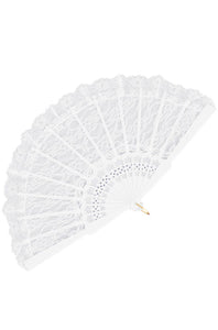 White Lace Fan
