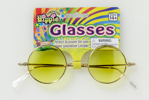 Round Yellow Tinted Glasses