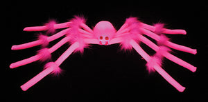 20" Pink Black Light Spider