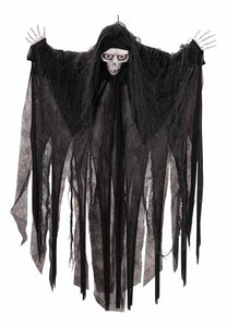 39 Inch Hanging Animated Black Reaper