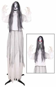5.5ft Standing Pop Up Creepy Lady