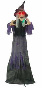 5.5 Ft Animated Standing Witch