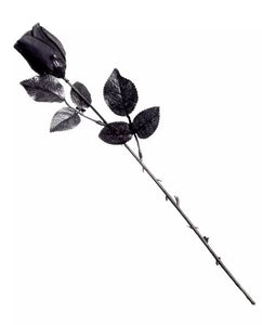 17" Black Rose