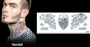 Vandal Neck F/X Tattoo