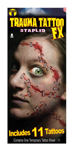 Trauma Stapled F/X Tattoo
