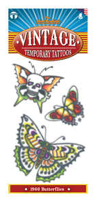 Vintage Butterflies F/X Tattoo