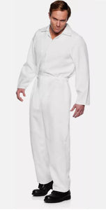 Horror Jumpsuit White Adult